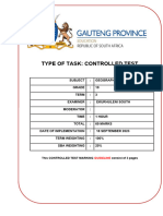 GR 10 Controlled Test Marking Guideline Term 3 2023
