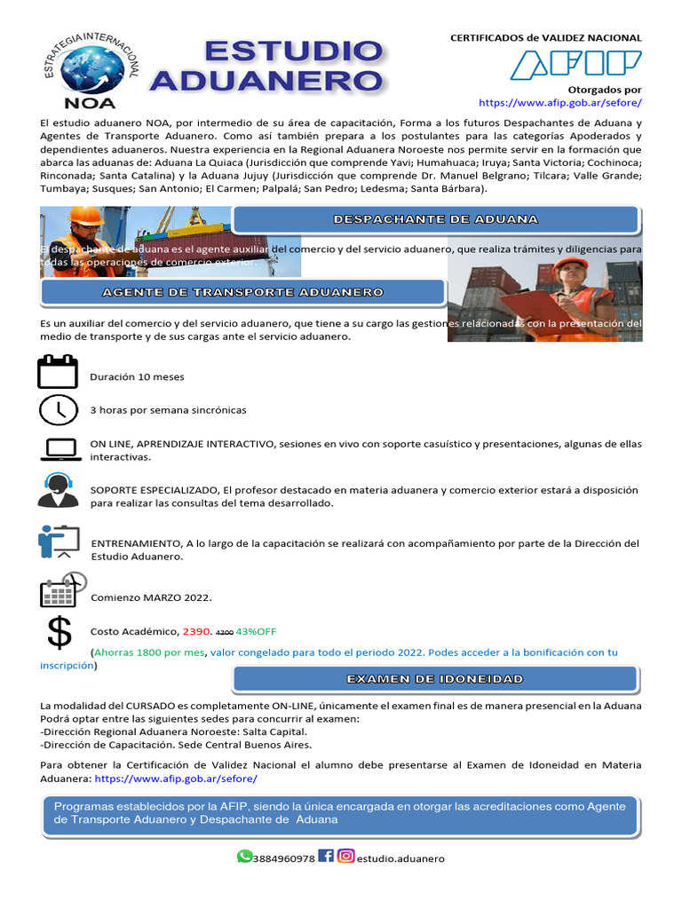 Capacitación en Aduanas y Comercio Exterior | PDF | aduana | Arancel