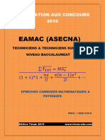 Eamac (Asecna) : Preparation Aux Concours 2019