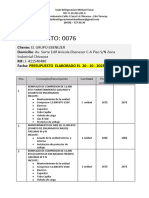 Presupuesto 0076