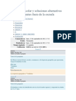 Exclusión Escolar y Soluciones Alternativas para Adolescentes Fuera de La Escuela