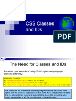 8 CSS Classes and IDs