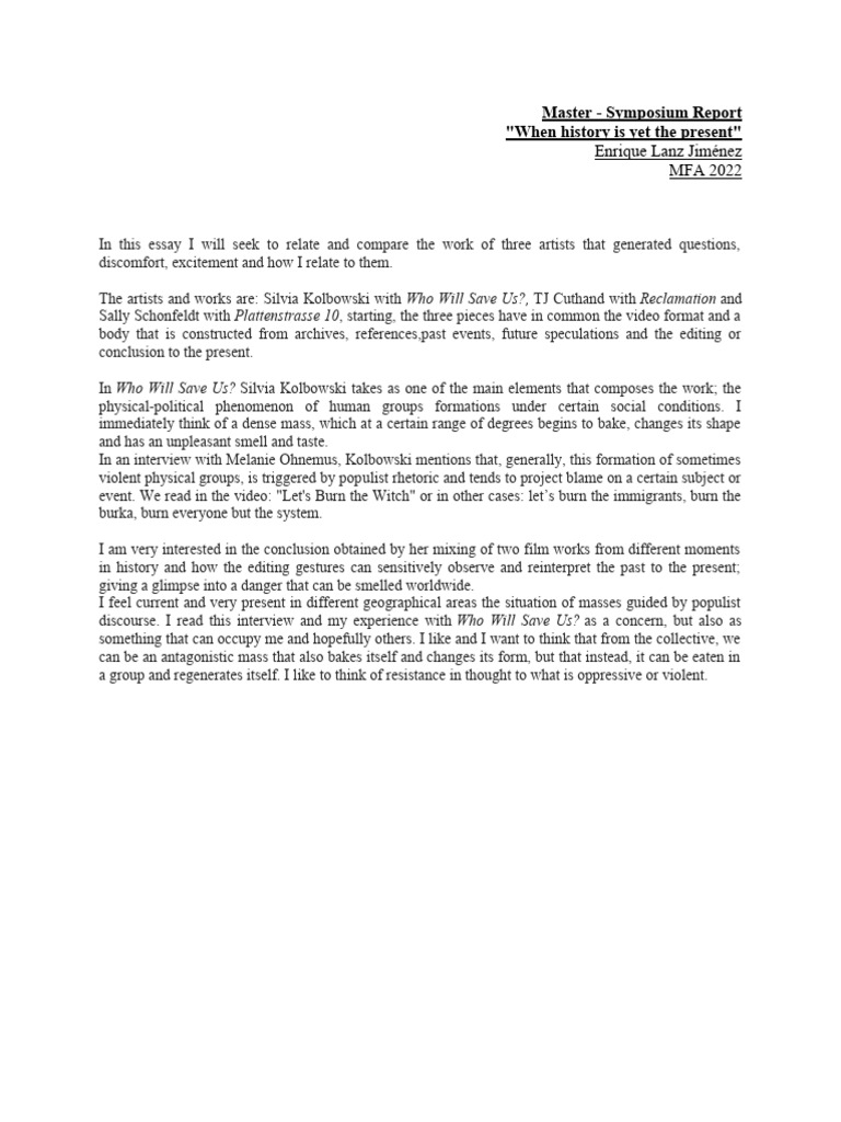 Master Report - 2022 | PDF