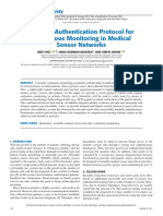 Efficient Authentication Protocol For Continuous Monitoring in Medical Sensor Networks