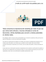 Optimizar Mails de Pedidos Marketing