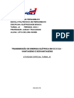 Trabalho Eletricidade - Turma JX - Upe