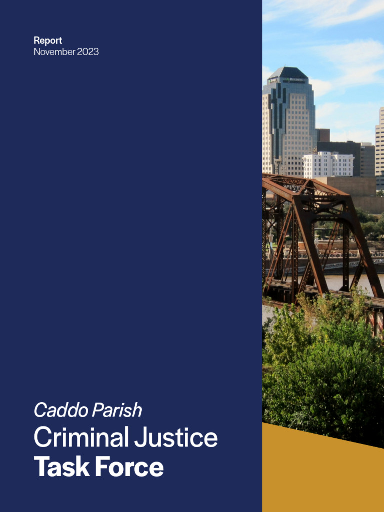 Caddo Parish Criminal Justice Task Force Report PDF Prison Bail Caddo Parish Criminal Justice Task Force Report PDF Prison Bail