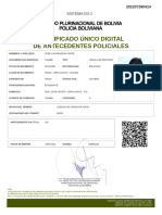 Certificado Único Digital de Antecedentes Policiales: Sistema Ed-1