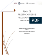 Plan de Prestaciondes de Prevision Social - Quintana Zarate