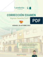 Análisis Prefortia Examen 129 Promoción - Sábado 28 Octubre 2023