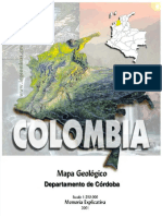PDF Memorias Del Mapa Geologico Del Depto de Cordoba Compress