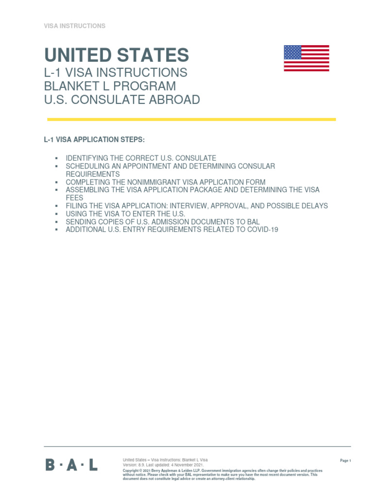 Blanket L Visa Appointment Guide | PDF | Travel Visa
