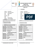 Syllabus de Religiòn y R.V 1º de Secundaria IV BIMESTRE - 2023