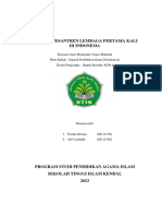 Makalah Pondok Pesantren Lembaga Pertama Kali Di Indonesia Semester 7