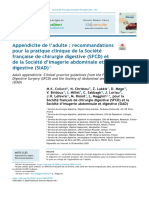 Appendicite de L Adulte - Recommandations Pour La Pratique C - 2021 - Journal de