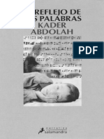 El Reflejo de Las Palabras - Abdolah, Kader