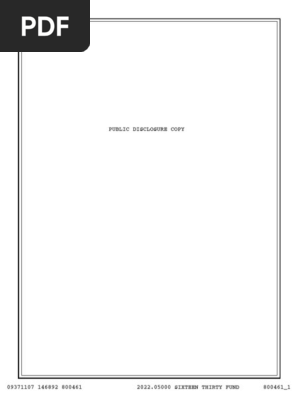 Sixteen Thirty Fund's 2022 Tax Forms