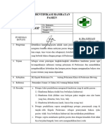 Sop Identifikasi Hambatan Pasien