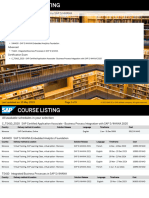 Training For SAP S4HANA in Integration