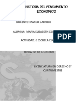 La Teoría Económica Clásica o Economía Clásica Se Refiere A Una Escuela de Pensamiento Económico Cuyos Principales Exponentes Son Adam Smith