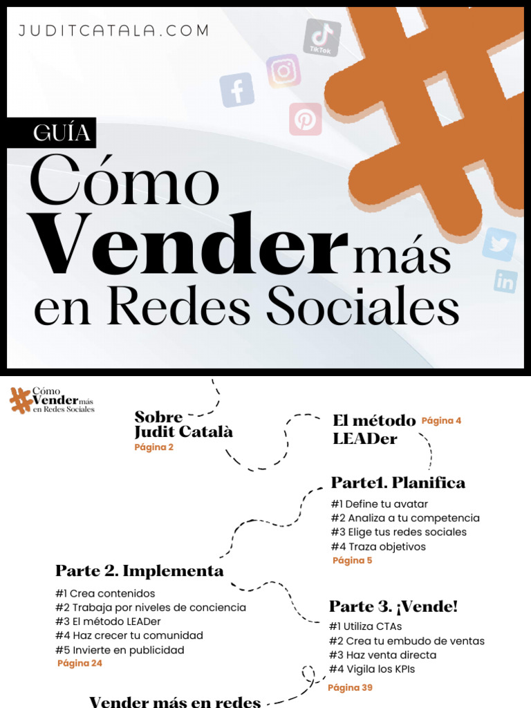 Vender Más en Redes Sociales: Guía Práctica | PDF | Facebook | Servicio ...