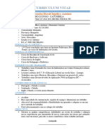 CURRICULUM - VITAE - DO - DAMIÃO Matias