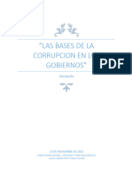 Las Bases de La Corrupcion en Los Gobiernos