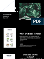 Abiotic and Biotic Factors