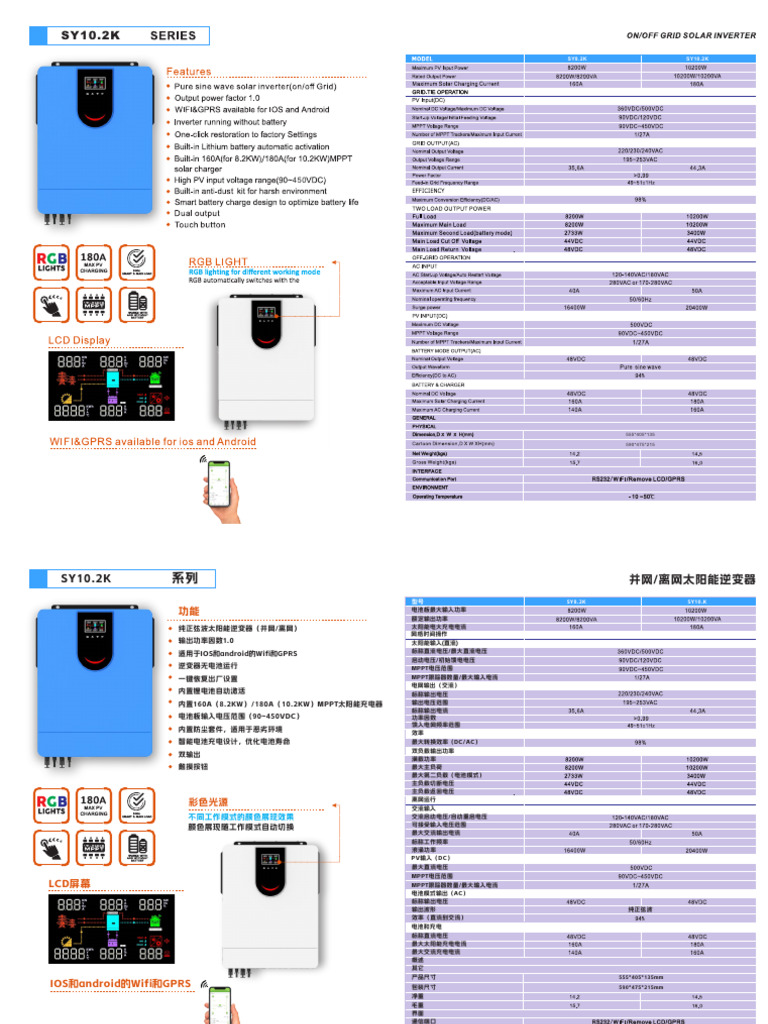 Hybrid Solar Inverter2022-11-24 - 1980 | PDF