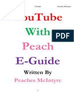 YouTube With Peach E-Guide by Peaches McIntyre