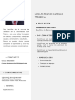 CV - Nicolas Carrillo