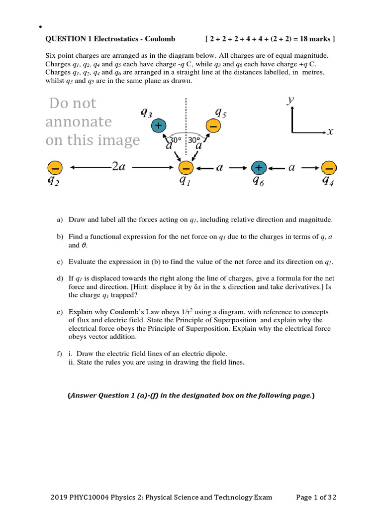 2019 Physics 2 Exam Solutions | PDF | Atoms | Electromagnetic Induction