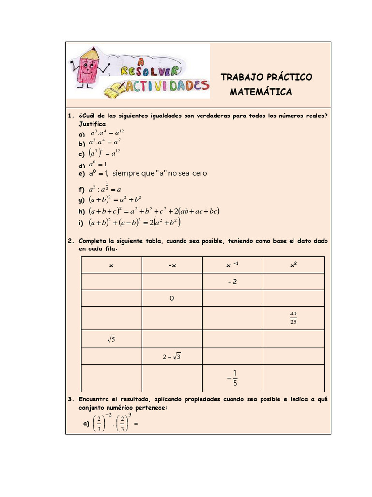 Ejercicios de Matemáticas y Problemas Prácticos | PDF | Aritmética ...