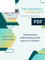 Variables in Research