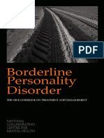 Borderline Personality Disorder The NICE GuideLine PDF