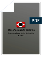 Declaracion de Principios Msan