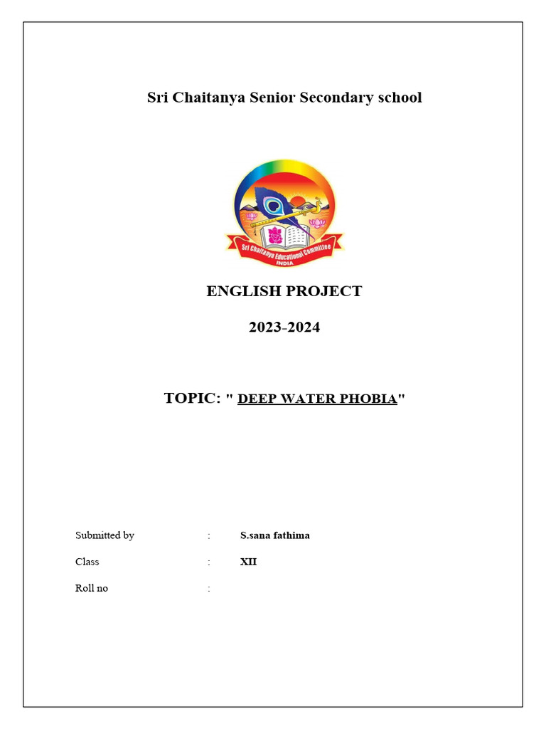 book review english project class 12