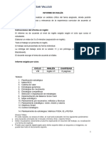 Modelo Informe Inglés Ciclo VIII 2023 - II