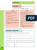 Multiples and Factors Learn and Revise