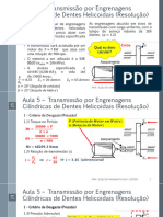 Aula 5 - Transmissão Por Engrenagens Cilíndricas de Dentes Helicoidais (Resolução) Rev 01