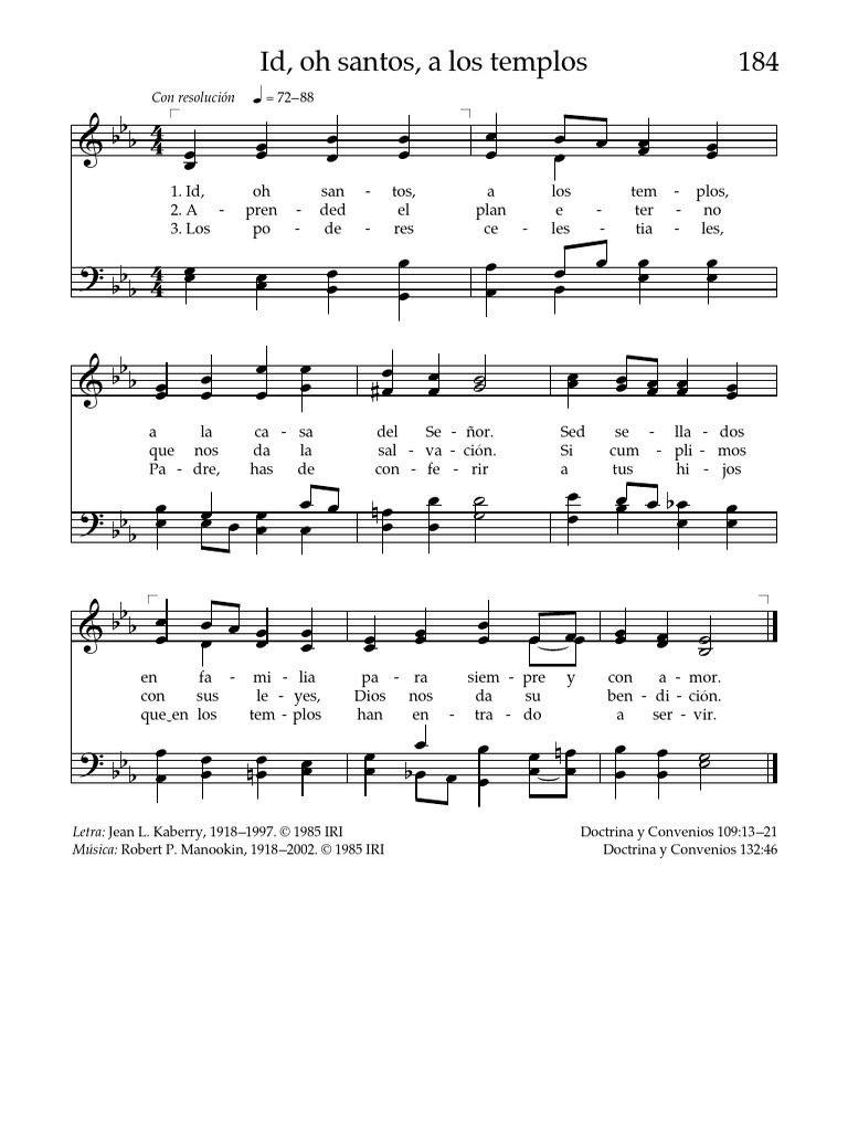 Rise Ye Saints and Temples | PDF