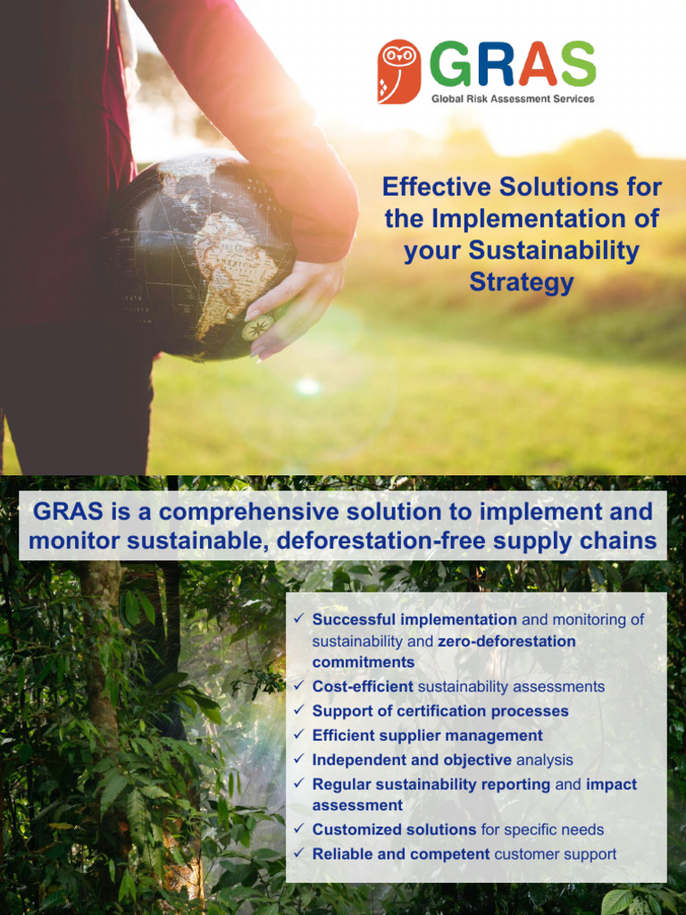 GRAS Compliance Solutions for Sustainability | PDF | Audit | Deforestation