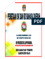 Sampul Baring Pemetaan SK Dan KD