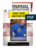 Criminal Investigations - Crime Scene Investigation