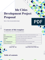 Sustainable Cities Development Project Proposal by Slidesgo