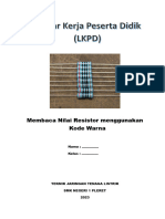 LKPD Membaca Nilai Resistor Menggunakan Kode Warna