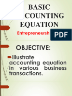 Basic Accounting Equation