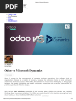 Odoo Vs Microsoft Dynamics