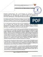 Posición Del Ayuntamiento de Santiago Sobre Suspensión de Licitación Para Recogida de Basura