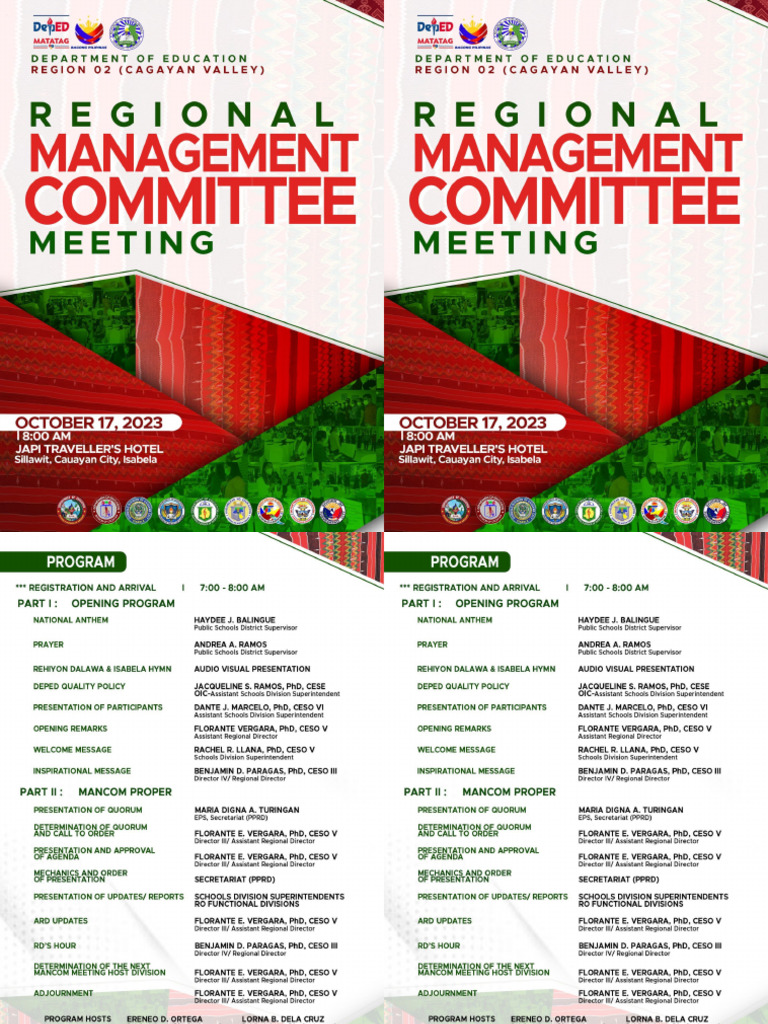 Program MANCOM | PDF